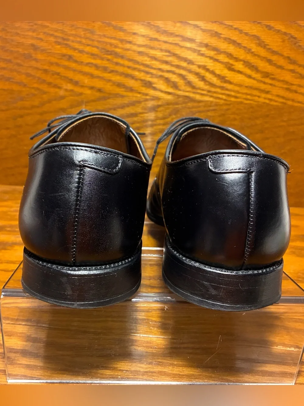 Allen Edmonds Clifton USA Made Cap Toe Derby Oxford Shoes Black Leather Men’s 11